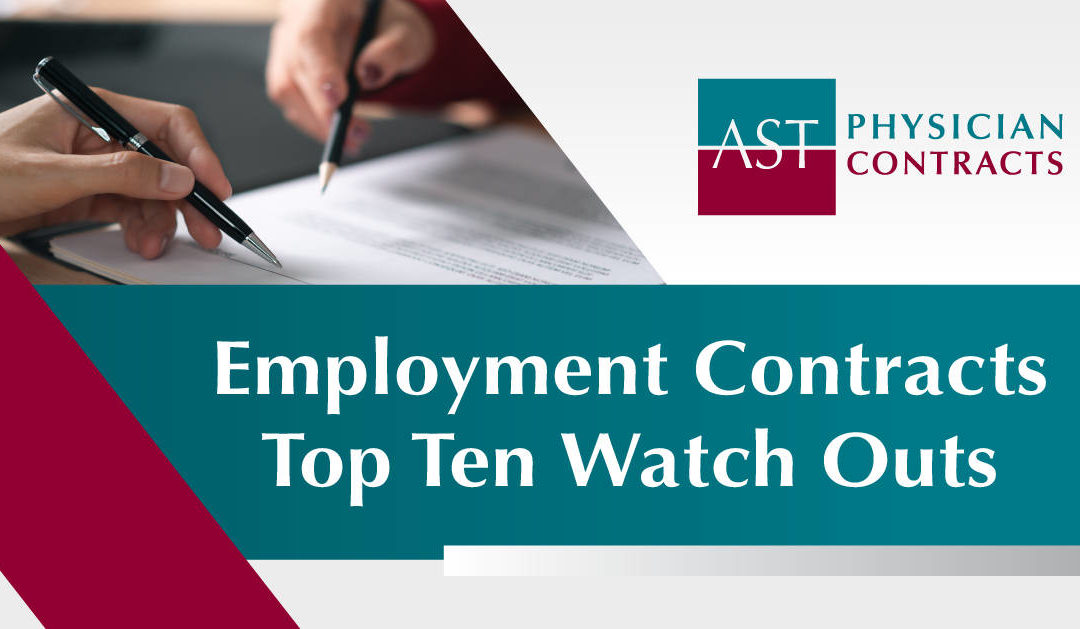 Employment Contracts Top Ten Watch Outs Snapshot