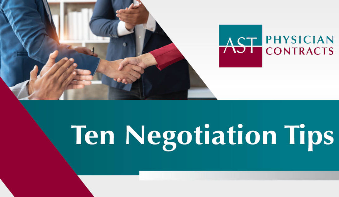 Ten Negotiation Tips Snapshot
