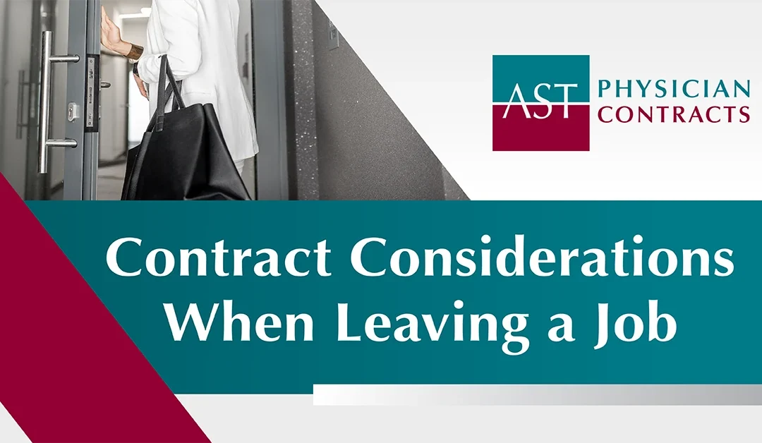Contract Considerations When Leaving a Job Snapshot