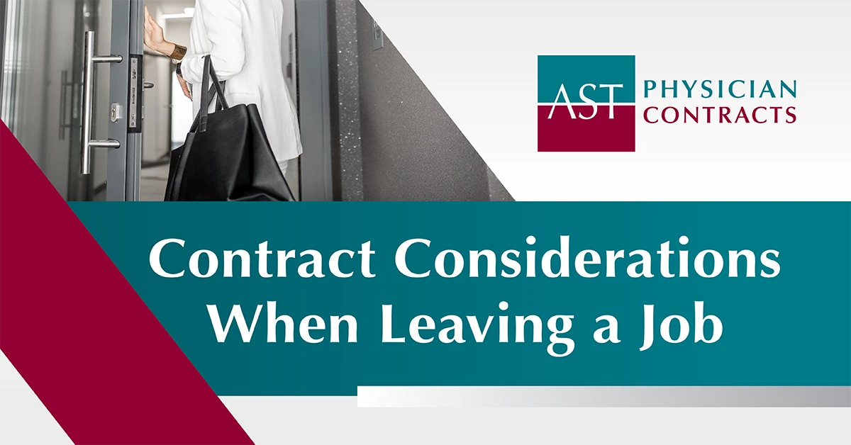 Contract Considerations When Leaving a Job Snapshot