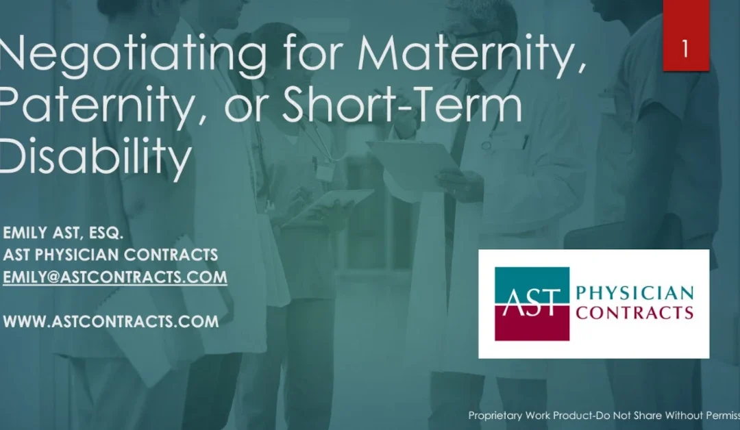 Negotiating for Maternity, Paternity, or Short-Term Disability